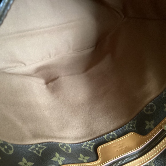 Authentic Boho Revamped Vintage Louis Vuitton Shopping Sac Black Braiding Concho - Picture 10 of 16